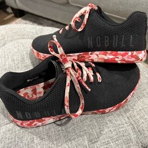 NoBull Trainers Sneakers Shoes Black Red Wolf Berry Comfort No Bull Wowmens 10